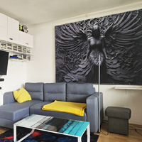 salon – nowoczesny salon  – KBprojekt
